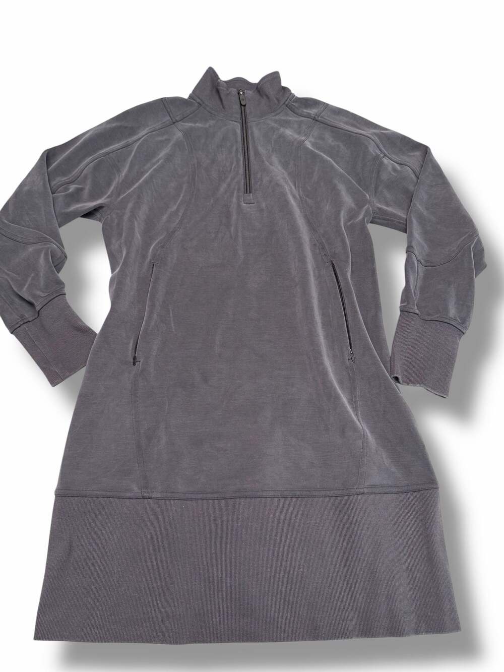 Lululemon Softstreme Long-Sleeve Half-Zip Dress in‎ Black